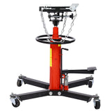 1660lbs Hydraulic Transmission Jack 2 Stage w/ 360° for Car Lift 0.75 Ton - Fab Heavy Parts