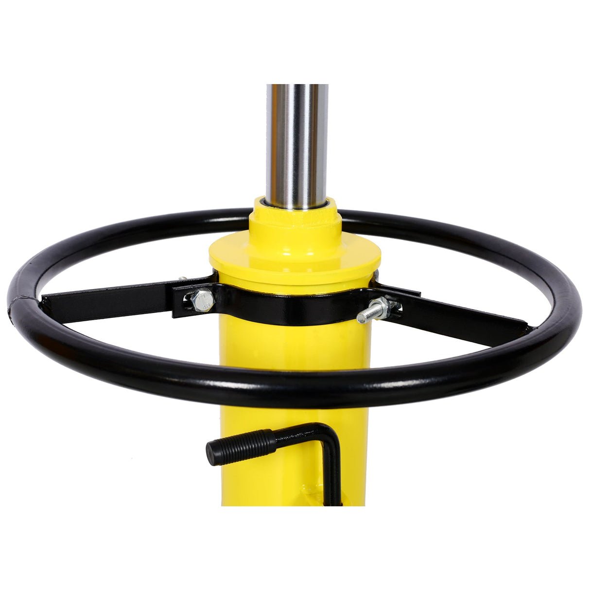 1660lbs Transmission Jacks Quick Lift Dual Spring Hydraulic Transmission 2 Stage w/ 360° - Yellow - Fab Heavy Parts