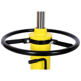 1660lbs Transmission Jacks Quick Lift Dual Spring Hydraulic Transmission 2 Stage w/ 360° - Yellow - Fab Heavy Parts