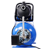 1.6HP Shallow Well Pump with Pressure Tank Automatic Booster Pump - Blue - Fab Heavy Parts