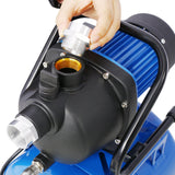 1.6HP Shallow Well Pump with Pressure Tank Automatic Booster Pump - Blue - Fab Heavy Parts