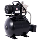 1.6HP Shallow Well Pump with Pressure Tank Garden Water Pump Irrigation Pump Automatic Stainless Steel Head - Fab Heavy Parts