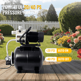 1.6HP Shallow Well Pump with Pressure Tank Garden Water Pump Irrigation Pump Automatic Stainless Steel Head - Fab Heavy Parts