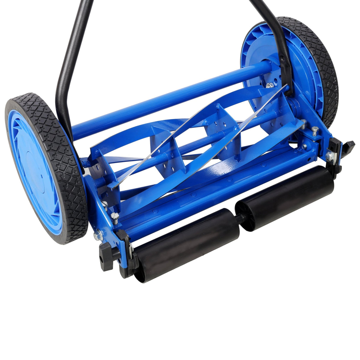 16in Push Lawn Mower Push Reel Lawn Mower - Blue - Fab Heavy Parts