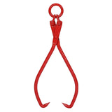 16inch Skidding Tongs with Ring Red - Fab Heavy Parts