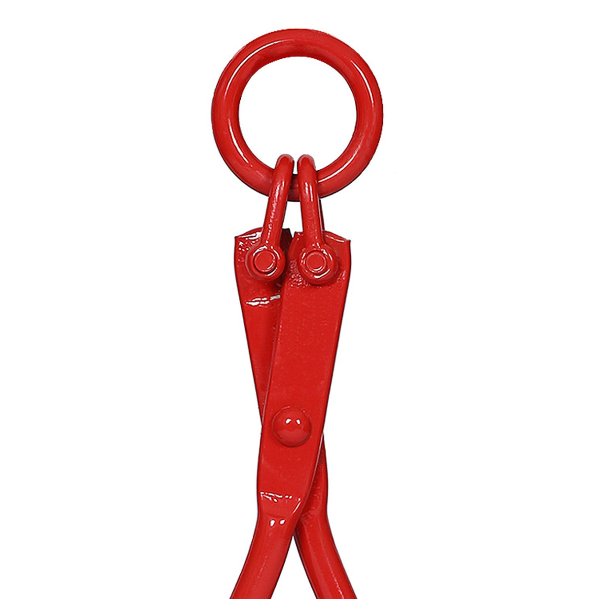 16inch Skidding Tongs with Ring Red - Fab Heavy Parts
