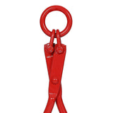 16inch Skidding Tongs with Ring Red - Fab Heavy Parts