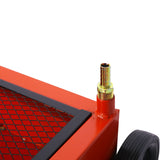 17 Gallon Low - Profile Oil Drain Pan With Electric Pump - Fab Heavy Parts