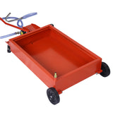 17 Gallon Low - Profile Oil Drain Pan With Electric Pump - Fab Heavy Parts