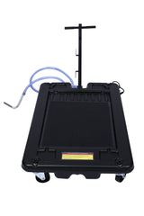 17 Gallon Low Profile Oil Drain Pan with Electric Pump - Fab Heavy Parts