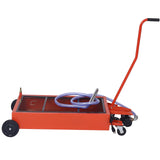 17 Gallon Low - Profile Oil Drain Pan With Electric Pump - Fab Heavy Parts