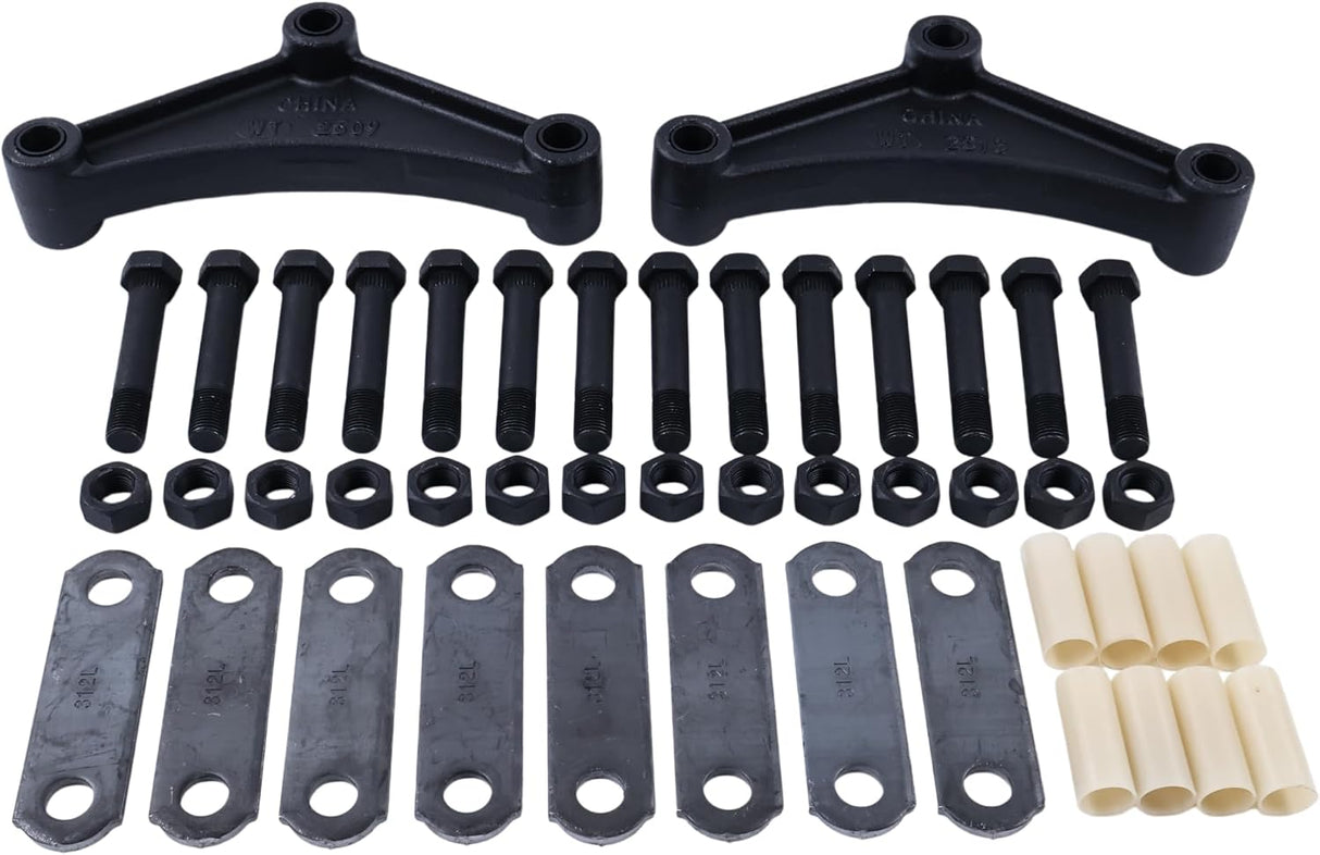 Kit di ricostruzione delle sospensioni a molla per rimorchio a doppio asse ingrassabile Wet Bolt 3" Grillo SRK-TA-WB-LE-3125