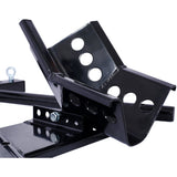 Motorcycle Front Tire Motorbike Chock for 17"-21" Wheels Locking Adjusting Stand--Black