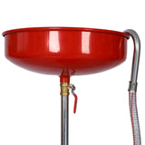 18 Gallon Waste Oil Drain Tank - Red - Fab Heavy Parts