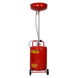 18 Gallon Waste Oil Drain Tank - Red - Fab Heavy Parts