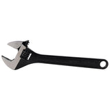 18 Inch Adjustable Wrench Drop Forged Carbon Steel Adjustable Spanner Wide Open Jaw Adjustable Wrench, Black Oxide Finish - Fab Heavy Parts