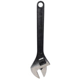 18 Inch Adjustable Wrench Drop Forged Carbon Steel Adjustable Spanner Wide Open Jaw Adjustable Wrench, Black Oxide Finish - Fab Heavy Parts