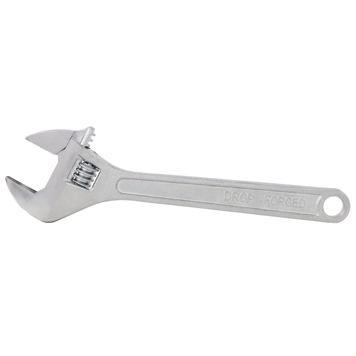 18 Inch Adjustable Wrench Drop Forged Carbon Steel Adjustable Spanner Wide Open Jaw Adjustable Wrench, Chrome Plated Polished Finish - Fab Heavy Parts