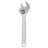18 Inch Adjustable Wrench Drop Forged Carbon Steel Adjustable Spanner Wide Open Jaw Adjustable Wrench, Chrome Plated Polished Finish - Fab Heavy Parts