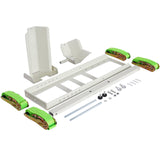 1800 Lb. Capacity Motorcycle Stand Wheel Chock Adjustable Heavy Duty with 4 Sets Tie down - Fab Heavy Parts