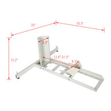 1800 Lb. Capacity Motorcycle Stand Wheel Chock Adjustable Heavy Duty with 4 Sets Tie down - Fab Heavy Parts
