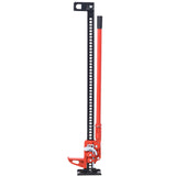 High Lift Farm Jack 48" 7000 lbs Capacity Ratcheting Off Road Heavy-Duty--Red