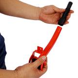 3 Pcs 5 Gallon Fuel Can with Flexible Spout Steel--Red