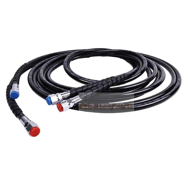 18FT Hose Kit HO5118 HO - 5118 Fits for SeaStar Outboard Hydraulic Steering Boat - Fab Heavy Parts