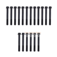18Pcs Cylinder Head Bolt 129900 - 01200 Fits for Yanmar 4GP98 4TNE92 4TNE94 4TNE94L - Fab Heavy Parts