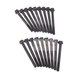 18Pcs Cylinder Head Bolts 129150 - 01200 Fits for Yanmar Engine 4TNE84 3TNV84 4TNV88 3TNV88 - Fab Heavy Parts