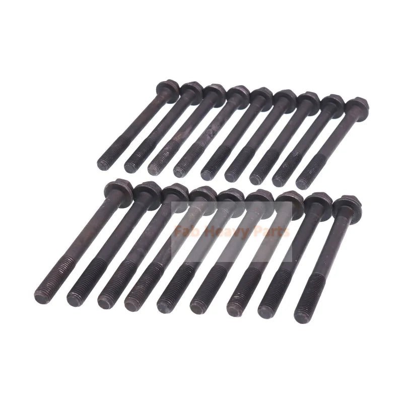 18Pcs Cylinder Head Bolts 129150 - 01200 Fits for Yanmar Engine 4TNE84 3TNV84 4TNV88 3TNV88 - Fab Heavy Parts