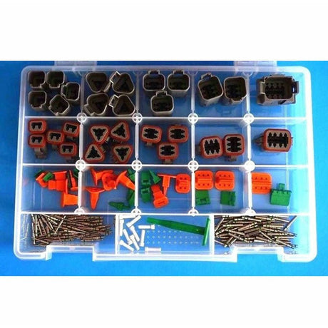 191 Piece Deutsch DT Connector Kit for 14 - 16 AWG Solid Contacts Kit - Fab Heavy Parts