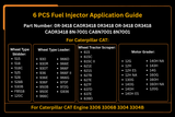 6 Stück Kraftstoffeinspritzer 0R-3418 0R3418 passend für Caterpillar CAT Motor 3304 3304B 3306 3306B Bagger 215 219 225 229 235 E240 E300