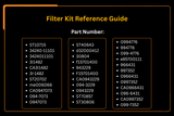 Kit filtro 3I-1482 3I1482 094-7073 0947073 094-3229 0943229 099-4776 0994776 Adatto per escavatore Caterpillar CAT E120B