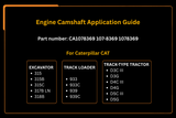 Engine Camshaft 107-8369 1078369 Fits for CAT Caterpillar 3046