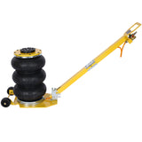 3T Triple Bag Air Jack Pneumatic Jack 3 bag Lifting 16in Capacity 6600lbs--Yellow