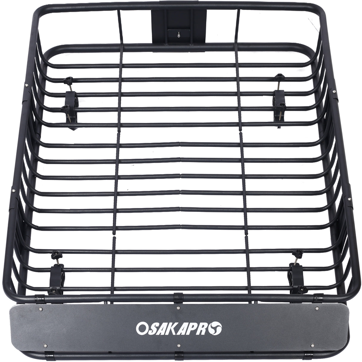Rooftop Cargo Carrier Basket Motoring Roof Rack Top Mount Rack 64" Capacity 150 lbs--Black