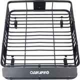 Rooftop Cargo Carrier Basket Motoring Roof Rack Top Mount Rack 64" Capacity 150 lbs--Black