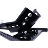 Motorcycle Front Tire Motorbike Chock for 17"-21" Wheels Locking Adjusting Stand--Black