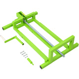 Easy Lawn Mower Lift 800 Lbs Capacity Ride-on Cleaning Aid Universal + 45° Tilt Adjustable--Green