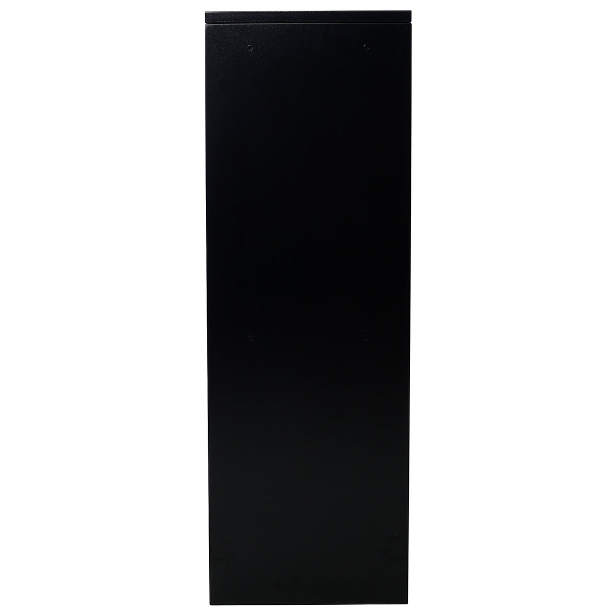 Package Delivery Box 14'' x 11.3'' x 42'' Galvanized Steel Parcel Mailbox w/ Code Lock & Mounting Hardware--Black and White