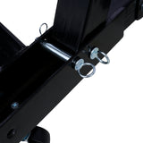 Motor plegable de 2 toneladas Taller de recolectores de cerezo Levante de elevación de acero de servicio pesado con 6 ruedas de hierro