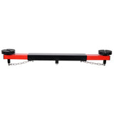 1Ton Floor Jack Cross Beam Adapter for Floor Jacks Engine Hoist Shop Crane Car Jack Underframe Cross Bar Cross - piece with Rubber Pads - Fab Heavy Parts
