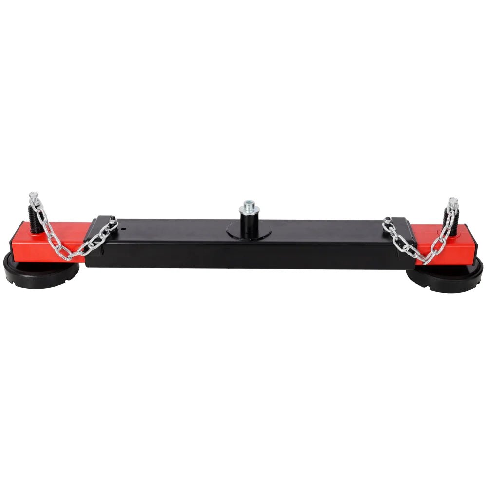 1Ton Floor Jack Cross Beam Adapter for Floor Jacks Engine Hoist Shop Crane Car Jack Underframe Cross Bar Cross - piece with Rubber Pads - Fab Heavy Parts