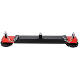 1Ton Floor Jack Cross Beam Adapter for Floor Jacks Engine Hoist Shop Crane Car Jack Underframe Cross Bar Cross - piece with Rubber Pads - Fab Heavy Parts