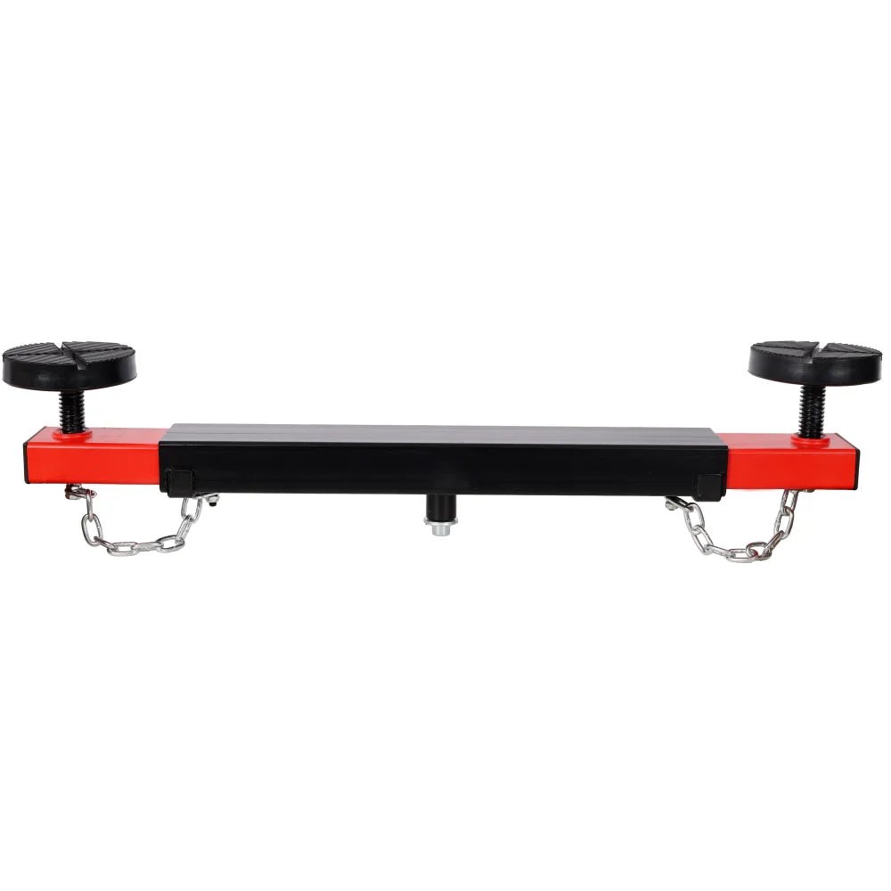 1Ton Floor Jack Cross Beam Adapter for Floor Jacks Engine Hoist Shop Crane Car Jack Underframe Cross Bar Cross - piece with Rubber Pads - Fab Heavy Parts