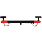 1Ton Floor Jack Cross Beam Adapter for Floor Jacks Engine Hoist Shop Crane Car Jack Underframe Cross Bar Cross - piece with Rubber Pads - Fab Heavy Parts
