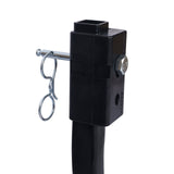 2 Bike Carrier Platform Hitch Rack Bicycle Rider Mount Fold Receiver 2' - Black - Fab Heavy Parts