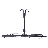 2 Bike Carrier Platform Hitch Rack Bicycle Rider Mount Fold Receiver 2' - Black - Fab Heavy Parts