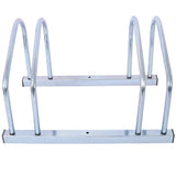2 Bikes Floor Bike Stand Parking Rack 22 - 28" Wheel Max Tire Width 2.15" Galvanization - Fab Heavy Parts